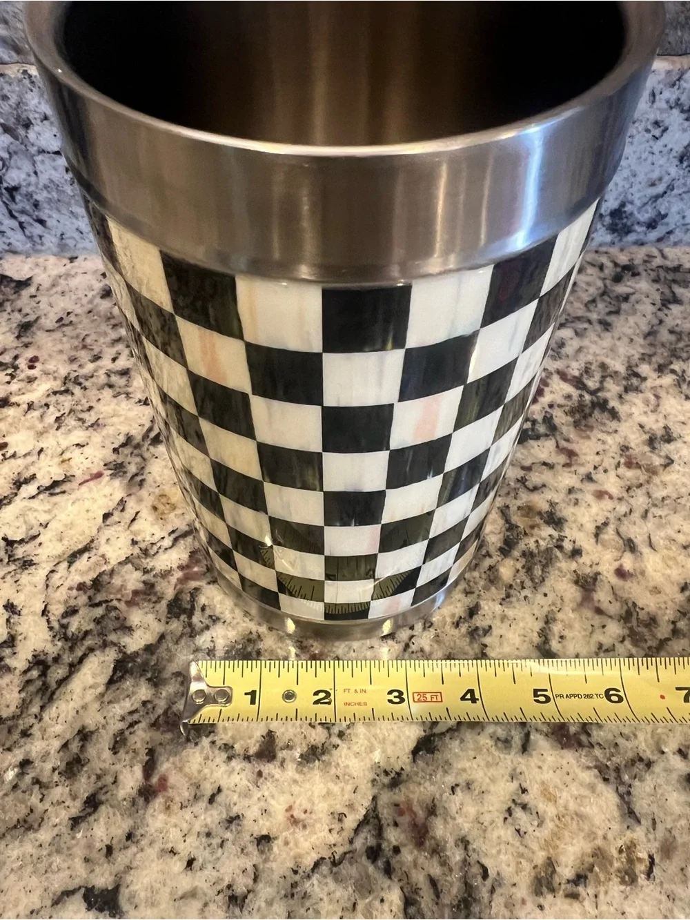 Mackenzie-Childs Courtly Check Wine Cooler. Like new condition.